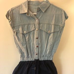 Jumpsuit short denim